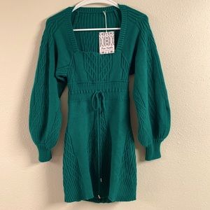 Free People Emmaline Sweater Dress. NWT